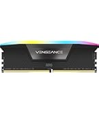 CORSAIR Vengeance RGB DDR5 RAM 16GB (1x16GB) 5200MHz CL40 Intel